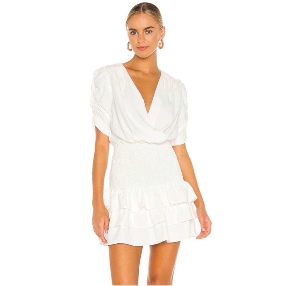 Amanda Uprichard Taby Dress in white - Picture 3 of 6